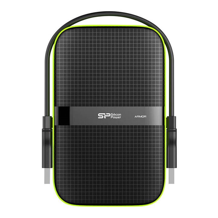 هارددیسک اکسترنال Silicon Power مدل آرمور A60 ظرفیت 4 ترابایت Silicon Power Armor A60 External Hard Drive - 4TB